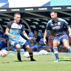 Cardona marca su primer gol con Racing en un amistoso