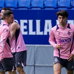 Aguado sigue entrenando con normalidad