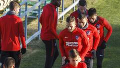 Entrenamiento del Atl&eacute;tico de Madrid del viernes, 10 de noviembre de 2017.