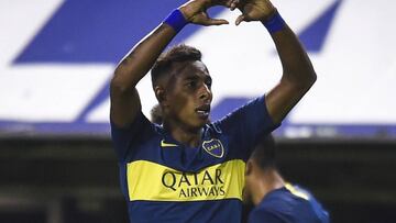 Sebastián Villa, extremo de Boca Juniors