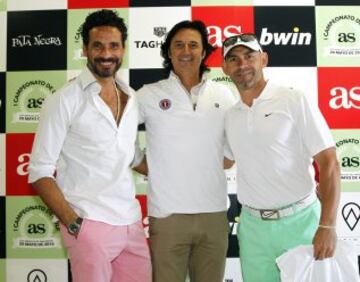 Óscar Higares, Poty y Paco Jémez. 
 