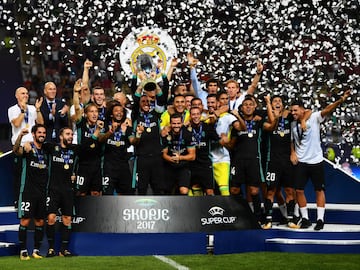 Real Madrid campeón de la Supercopa de Europa.
