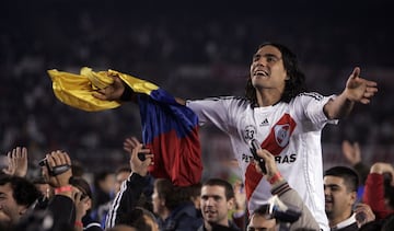 Juntos llevaron a River Plate a su estrella 33 en el fútbol argentino. En el Clausura 2008, el 'Millonario' terminó en lo más alto de la tabla con seis goles de Falcao, todos en triunfos de su equipo.