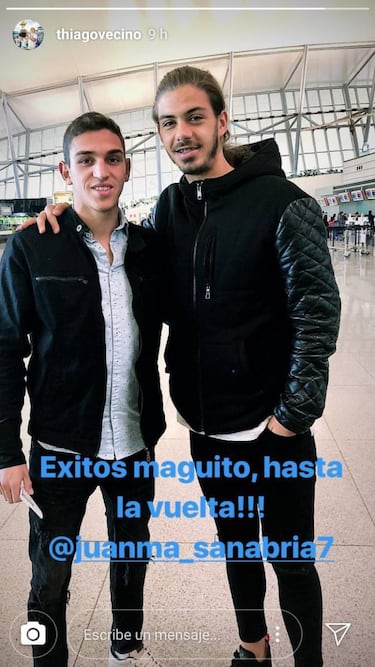 Sanabria, joven promesa uruguaya, ya está en Madrid