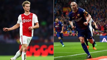 De Jong more Iniesta than Busquets, says Ajax scout Bruins Slot