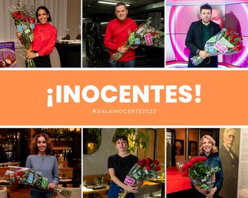 Tomás Roncero, Blanca Suárez, Lorena Castell, Pablo López, Ana Belén y Sole Giménez. Gala Inocente, Inocente 2022.