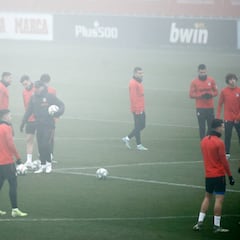 Koke está de vuelta, Vitolo recibe el alta y Filipe visita al grupo
