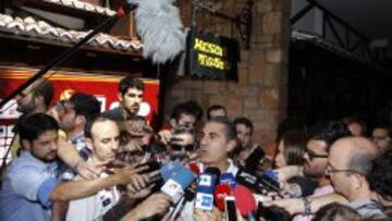 Sergio Scariolo, atiende a los medios tras ganar el Eurobasket.