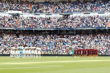 Impeccably observed minutes silence for the victims of the London attack.