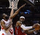 James llega a los 5.000 puntos con los Heat frente a Houston