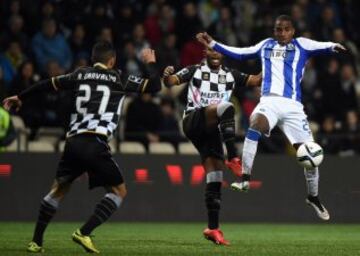 Jackson Martínez participó de la jugada del primer gol ante Boavista. Al final fue victoria 2-0