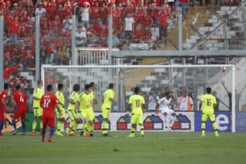 Las mejores imágenes del partido entre Chile y Venezuela