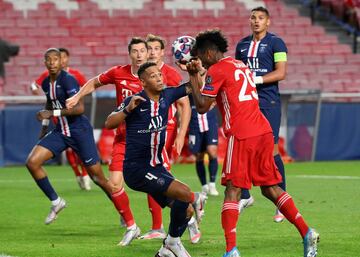 0-1. Kingsley Coman marcó el primer gol.