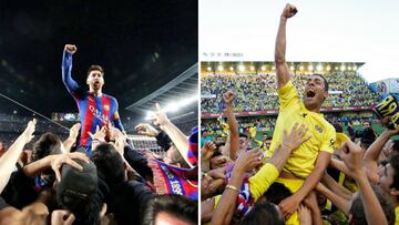 La celebración de Messi y la de Bruno.
