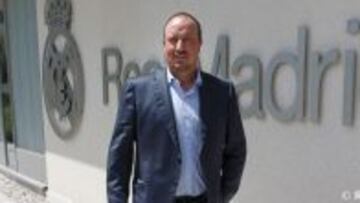 Rafa Ben&iacute;tez, en Valdebebas.