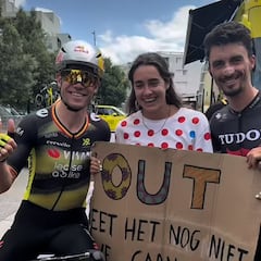 Historias del Tour: Van Aert, Alaphilippe y una pancarta a medias
