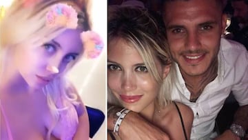 Imágenes de Wanda Nara luciendo el vestido sexy que le ha regalado Mauro Icardi y de los dos posando sonrientes