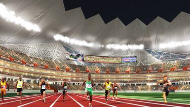 El objetivo de Marruecos es que su nuevo y fastuoso estadio pueda competir con el Santiago Bernabéu por acoger la final del Mundial.