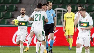 06-02-21 
 PARTIDO LIGA PRIMERA DIVISION ELCHE - VILLARREAL 
 GOL ELCHE 1-2 