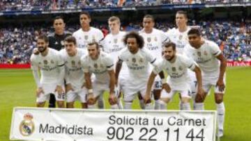 Once del Real Madrid.