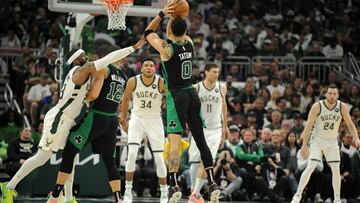 With a convincing 116-108 win in Milwaukee, the eastern conference series evens up at two games apiece and heads back to Boston for game five.
