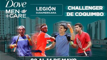¡El mejor tenis en Coquimbo! Así será el Circuito Dove Men+Care Legión Sudamericana
