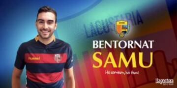 Samu de los Reyes, nuevo jugador del Llagostera. 