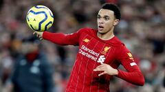 Alexander-Arnold, en un partido con el Liverpool.