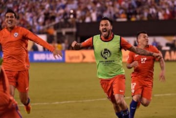 Así festejó la Roja su título Centenario