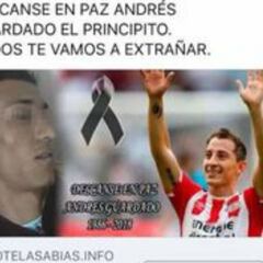 Andrés Guardado desmintió su muerte en Internet