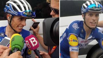 La locura de Enric Mas tras cruzar meta: del agobio a la broma