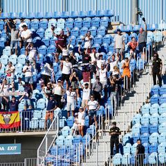 Desplazamiento masivo de la afición del Albacete a Cartagena