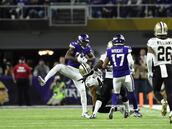 Un final de infarto le dio el triunfo a Vikings sobre Saints