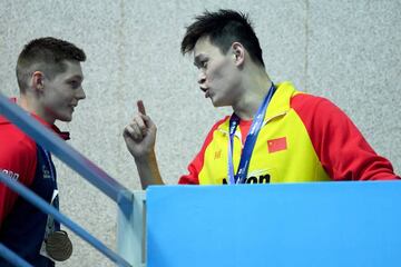 Sun Yang increpa a Scott.