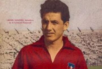Leonel Sánchez llegó a 85 partidos durante su carrera con La Roja.