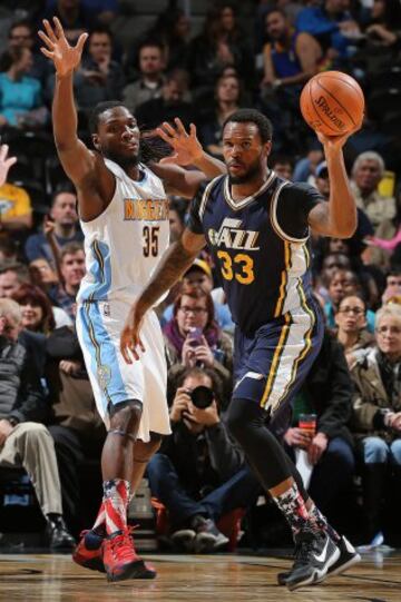 Trevor Booker y Kenneth Faried.