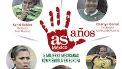 5 mujeres mexicanas rompiéndola en Europa