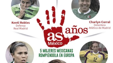 5 mujeres mexicanas rompiéndola en Europa