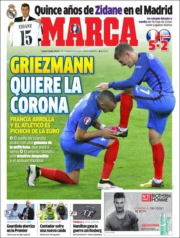 Portadas de la prensa mundial