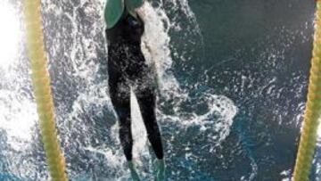 <b>EL BAÑADOR-MILAGRO. </b>Los españoles lucirán el LZR de Speedo.