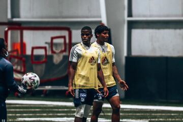 Millonarios entrenó en el Nicholson Fieldhouse de la UCF antes de enfrentar al Everton en Orlando por la Florida Cup.