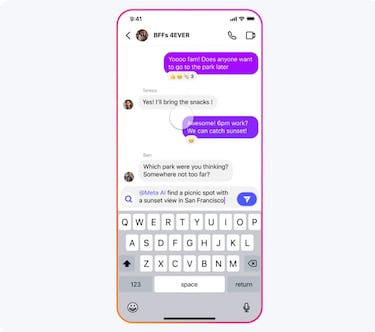 What is Meta AI and what is the purpose of this new feature on Facebook?