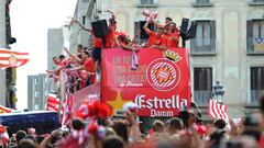 Girona, la celebración del ascenso a Primera