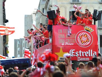 05/06/17  CELEBRACION ASCENSO PRIMERA DIVISION ALEGRIA AYUNTAMIENTO CIUDAD GIRONA 