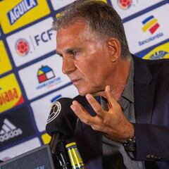 Queiroz: "Siempre se está jugando el prestigio del país"