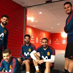 Madrid y Atlético, juntos por la Selección a 12 días del derbi