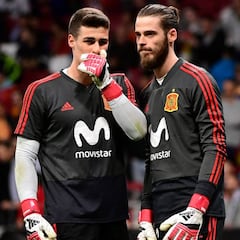 La afición no duda: Kepa por delante de De Gea en La Roja