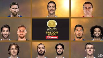 Ya están los 30 nominados: entran Cristiano, Isco y Mbappé