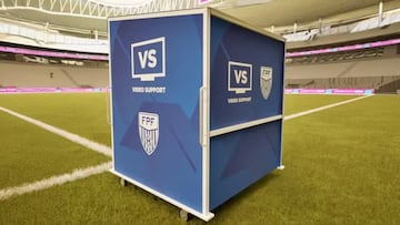 Imagen del Football Video Support (FVS) divulgada por la Federación Paulista de Fútbol (FPF).