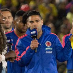 Caterine, Falcao y un mensaje de unión en el adiós de la Selección